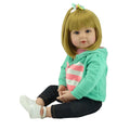 Hazel, 19 inch reborn baby doll with her blonde bob