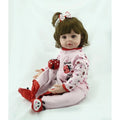 Maisie, 19 inch reborn baby doll in her pink pajamas